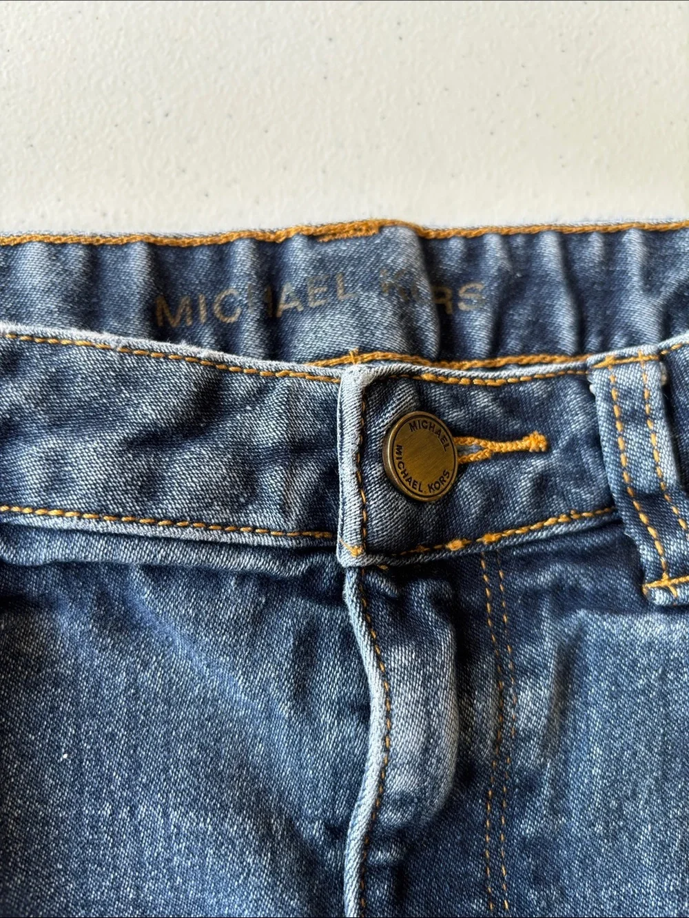 Michael Kors Dark Blue Capri Straight-Leg Women's Jeans Size 8
